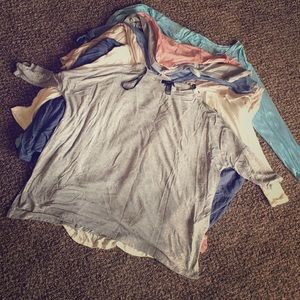 Oversized pullover tunic